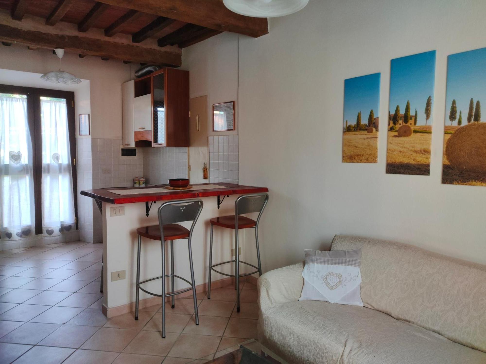La Casina Di Colle - Appartamento Rustico Sulle Colline Di Pisa Casciana Terme Eksteriør bilde